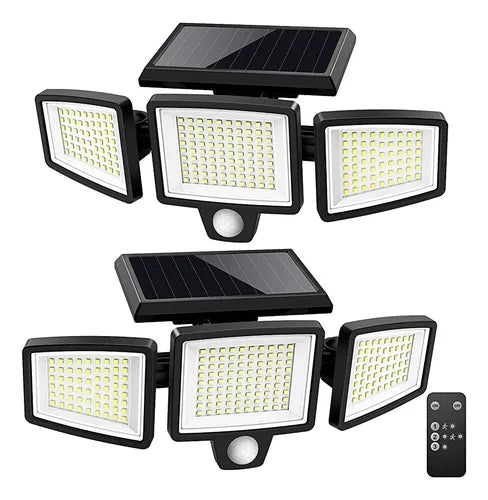 Reflector con Panel Solar luz exterior